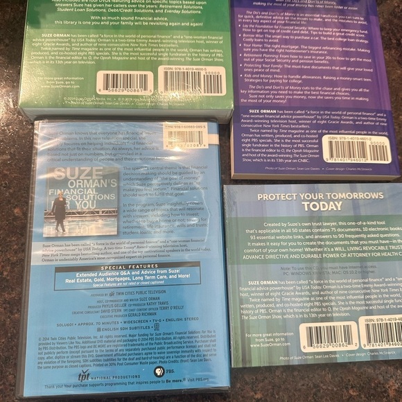 Suze Ormons financial solutions plus others NEW - Picture 2 of 2